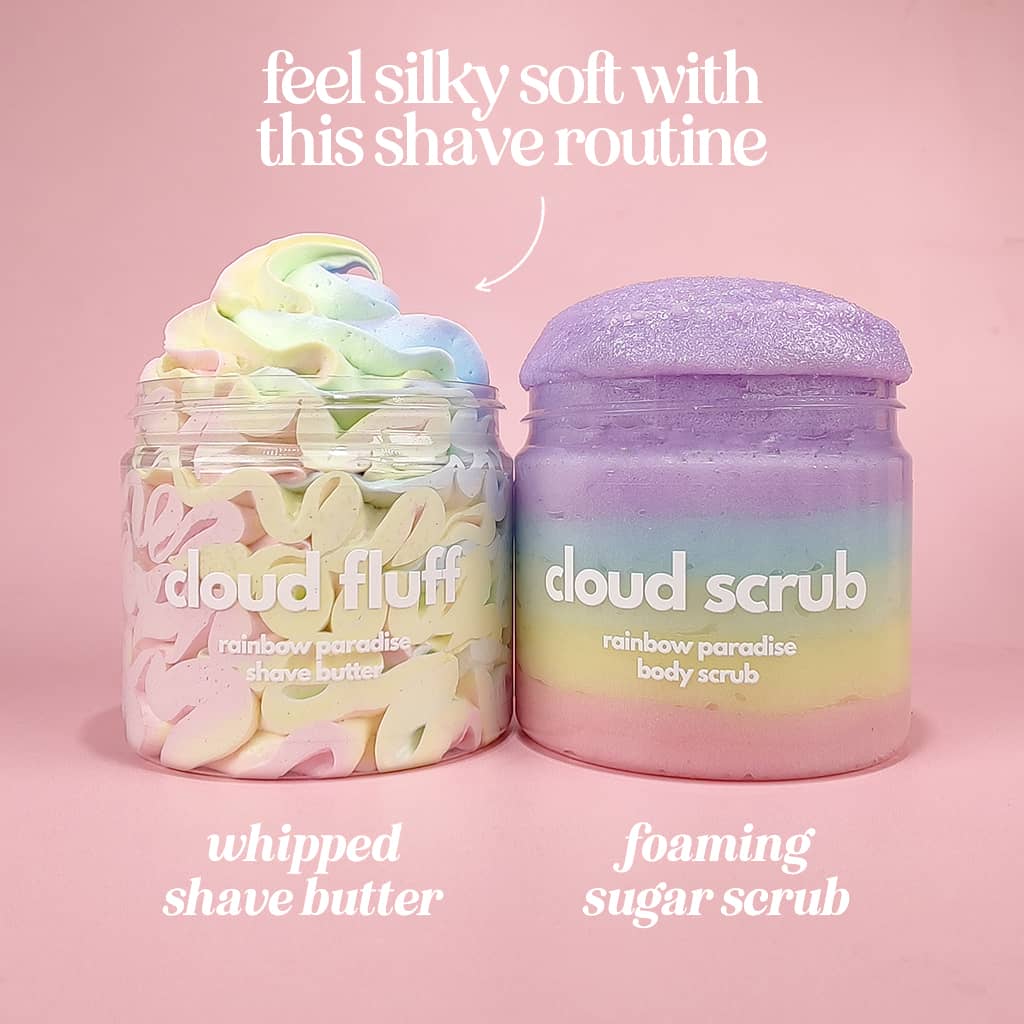 rainbow shave duo